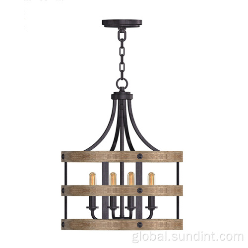 China Vintage Lantern Pendant Chandelier Light For Foyer Manufactory